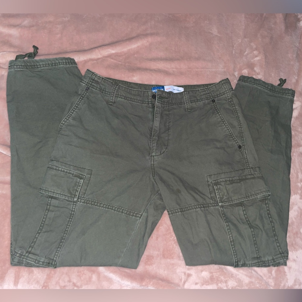 Men’s Army Green Cargo Pants 32x34